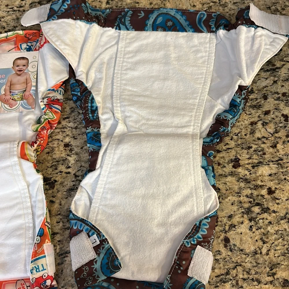 NWT Bumkins AIO Cloth Diapers All-in-Ones Large